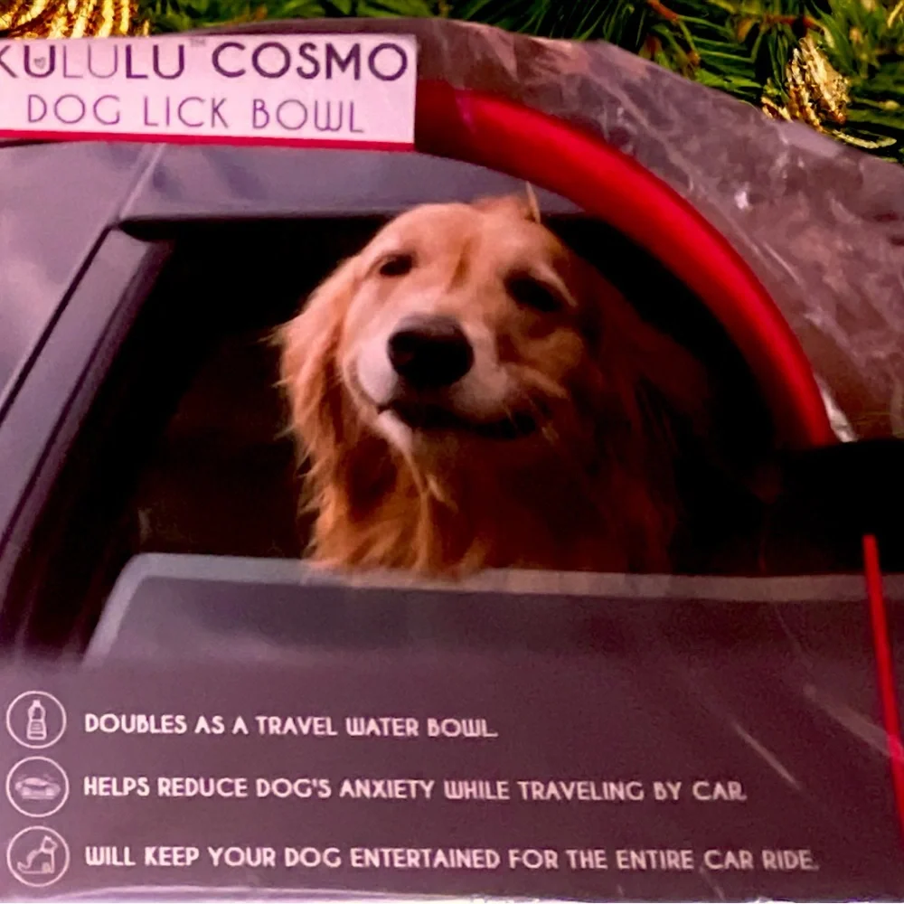 Kululu Cosmo Rubber Dog Lick Bowl
